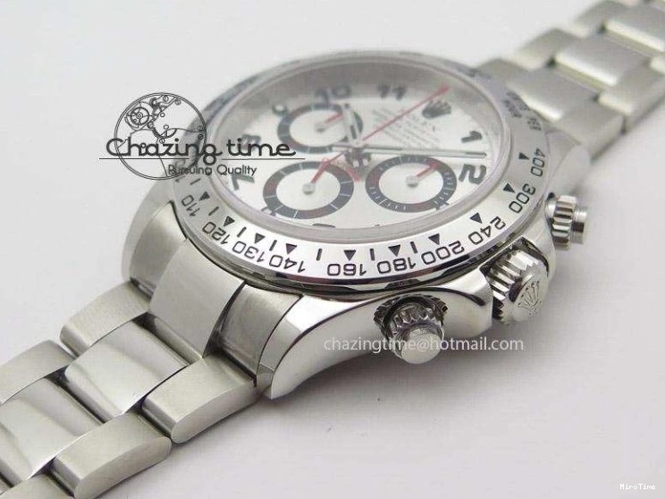MiroTime 0420 Original Daytona 116509 JF Best Edition Silver Dial On SS Bracelet A 4022